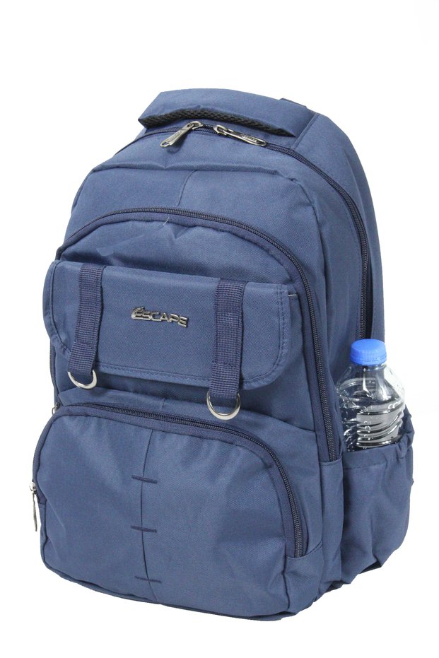 ESC 425 Water-Resistant Polyester Backpack, Navy Blue