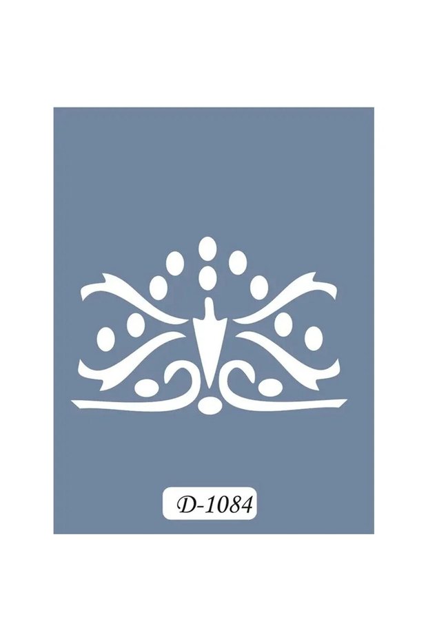 D1084 Border Model D Series Stencil 15x20 cm