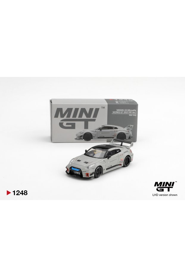 1248 Nissan Lb-Silhouette Works Gt 35Gt-Rr Ver.1 Matt Grey 1:64 Model Car