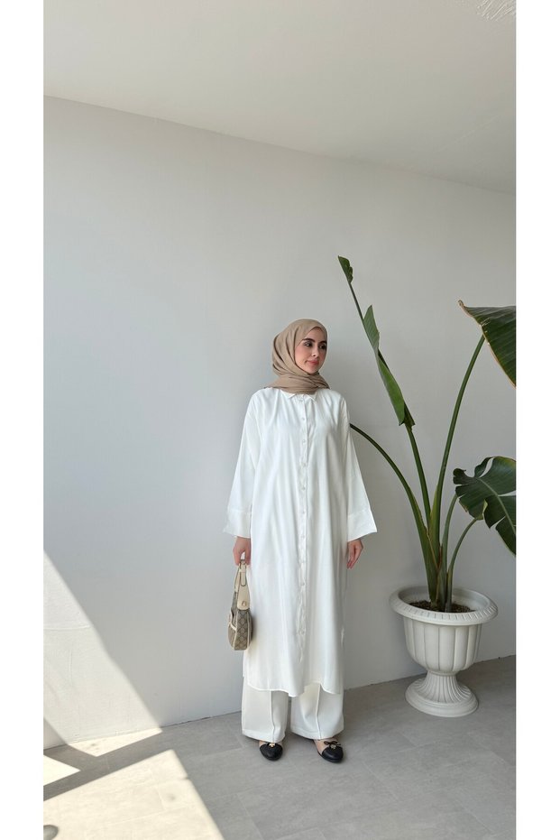 TENSEL SHIRT - WHITE