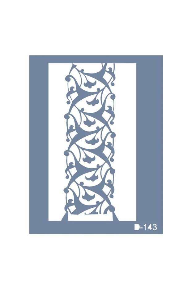 D143، نموذج "بوردر"، سلسلة "دي"، قالب رسم، مقاس 15 × 20 سم.