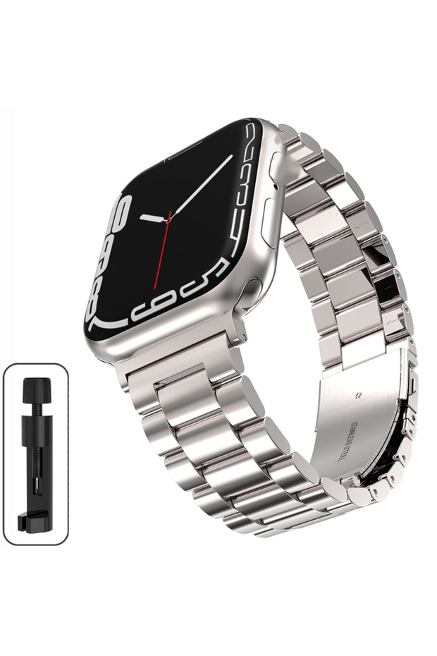 42 44 45 49mm Starlight Stainless Steel Strap For Apple Watch 46mm Ultra 49mm Metal Wristband Bracel