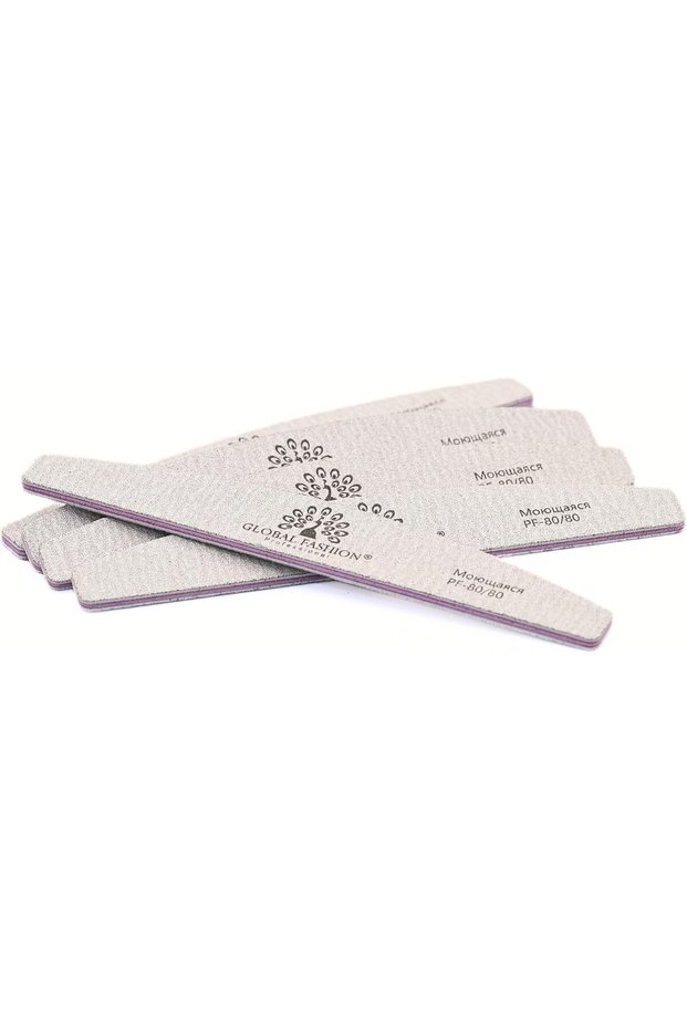 Washable Nail File Set for Natural & Acrylic Nails: 24 Pieces | (80/80)