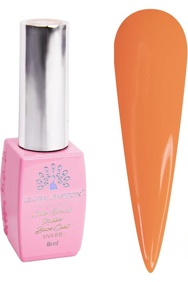 GLOBAL FASHION Neon Dream Nails! Neon Base Coat (8ml) - Vegan, Cruelty-Free, Chip-Resistant. Promotes Healthy Nails, Long-Lasting Gel Manicures | (10, 8 ml)