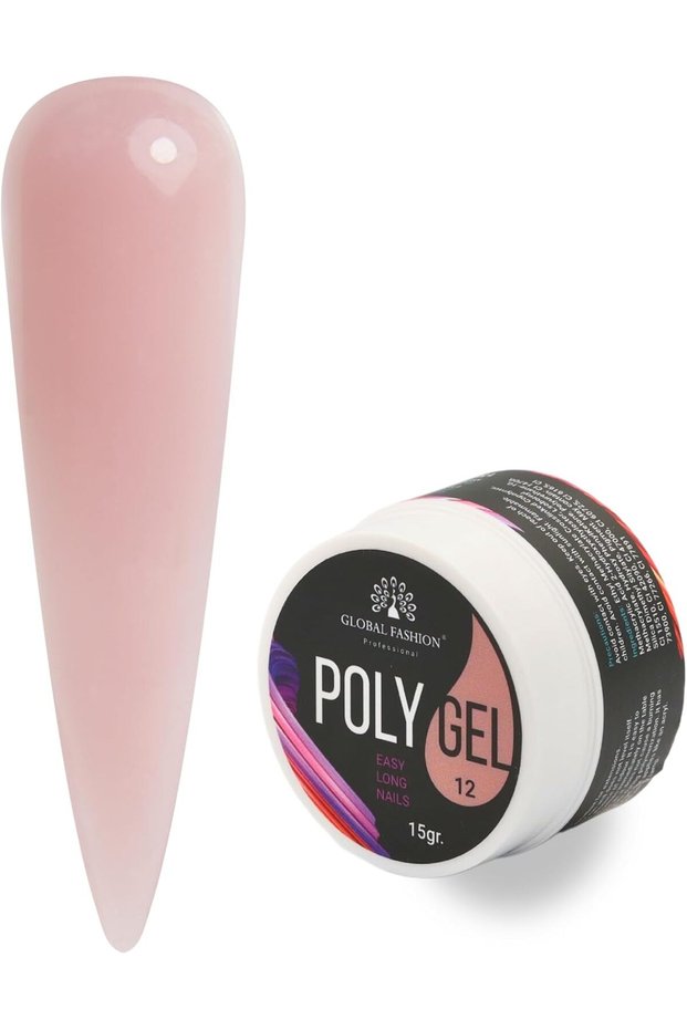 Polygel Nail Enhancement System - Strong, Durable, and Easy to Use - 15g | (12)