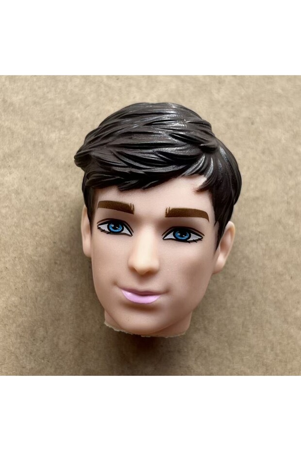 NO.16 1/6 Scale Male Doll Head with Super White Beige Brown Skin for DIY Makeup Practice Collectible