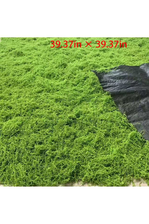 Light green 100cm*100cm Artificial Moss Carpet Aquascape Bionic Turf Fake Moss Micro-Landscaping Arr