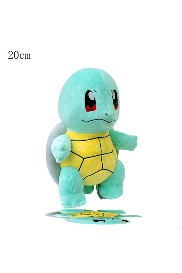 15-20cm Squirtle Pikachu Pink&Blue Chikorita Plush Toys Cyndaquil Totodile Snivy Kawaii Stuffed Anim