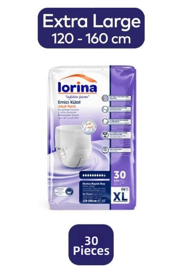 Absorbent Panties Xlarge 30 Pieces