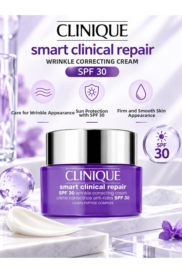 Smart Clinical Repair SPF 30 Cream 50 ml - Anti-Wrinkle and Sun Protection Face Cream