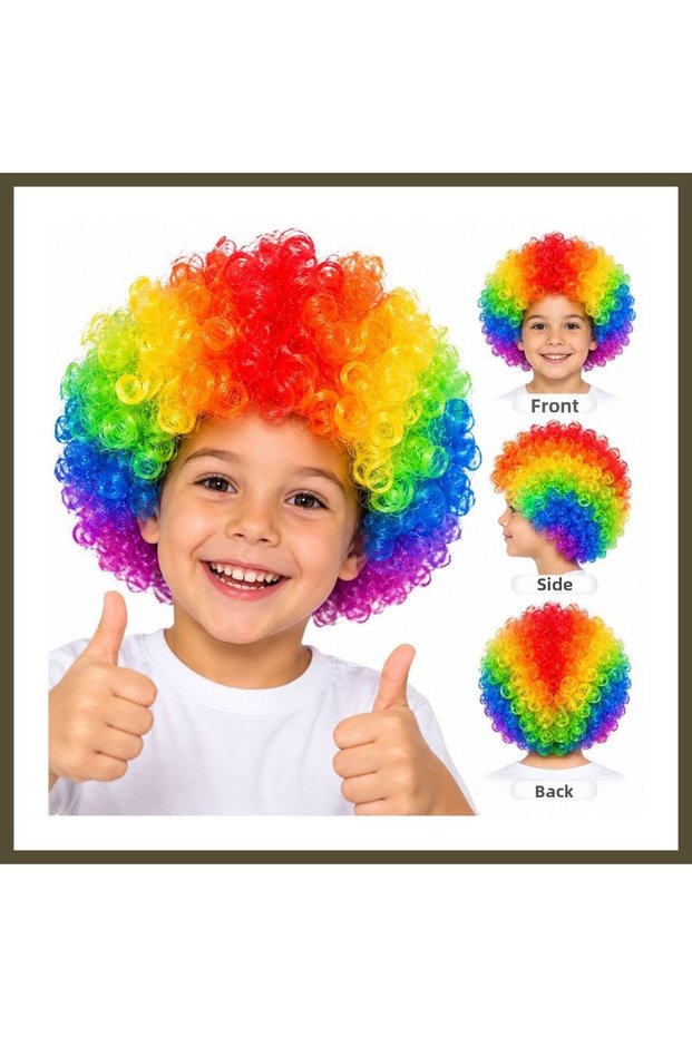Kids' Colorful Curly Bonus Hair BX
