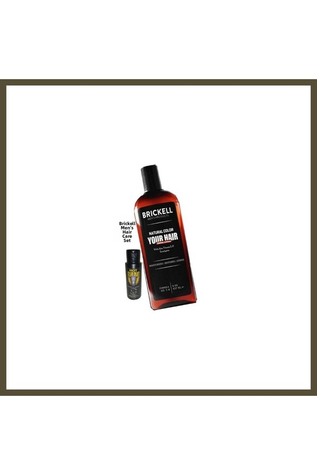 Brickell Hair & Beard WHITENER 237 ml Shampoo for Men + Hotrhino Sexual Lubricant BX