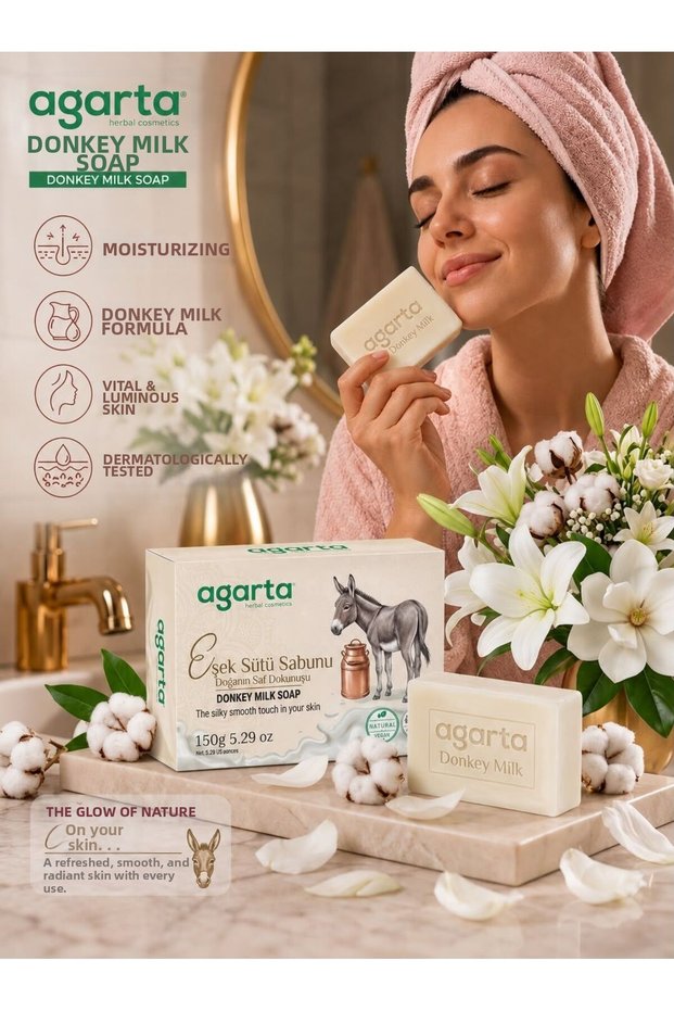 Natural Agarta Soap | Daily Hand and Body Care Bar Soap with Natural Ingredients