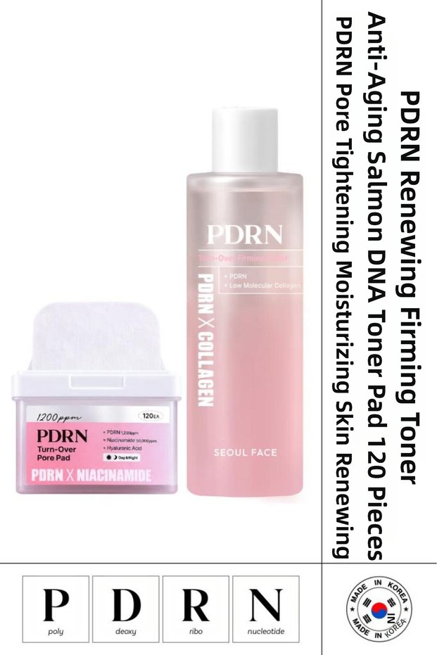 Pdrn Salmon Dna Tonic, 120 Pieces, and Salmon Dna Pdrn Tonic, 250 Ml.