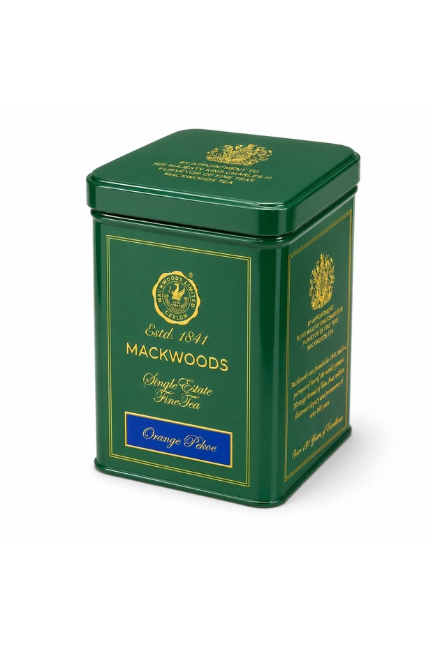 MACKWOODS SINGLE ESTATE, LOOSE LEAF, ORANGE PEKOE CANISTER - 100g