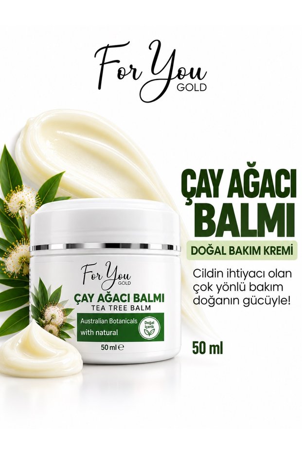 Tea tree balm 50 ml – multi-purpose moisturizing care cream for face and body 50 ml.