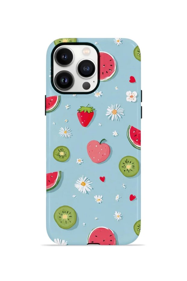 iPhone 14 Pro Vorian MagSafe Double-Layered Case - Fruit Confetti Sky