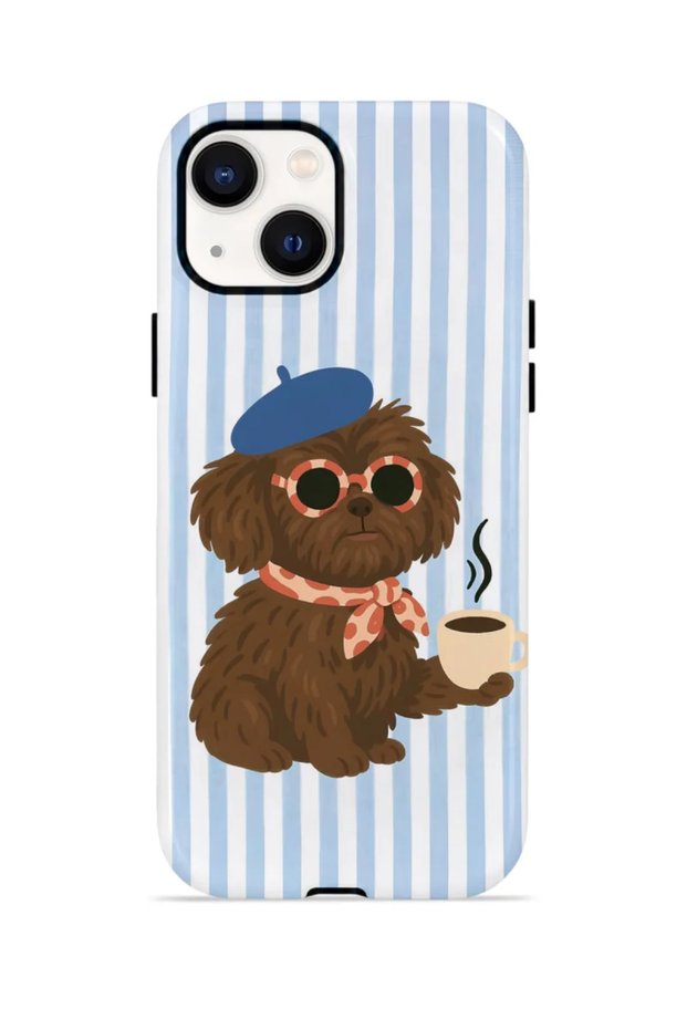 iPhone 14 Plus Vorian MagSafe Double-Layered Case - Cafe Dog Riviera
