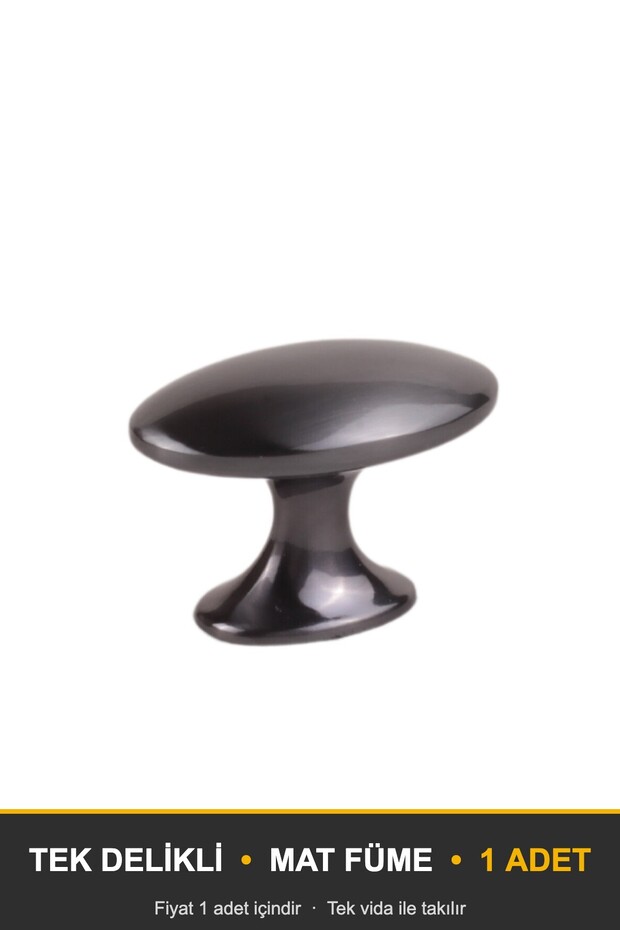 Space Matte Smoked Button Handle Luxury Country Kitchen Furniture Cabinet Drawer Handle 25 mm Diameter