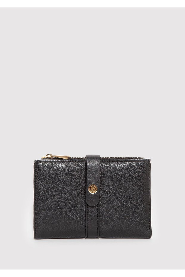 Black Wallet with m Logo Detail 1913454-900