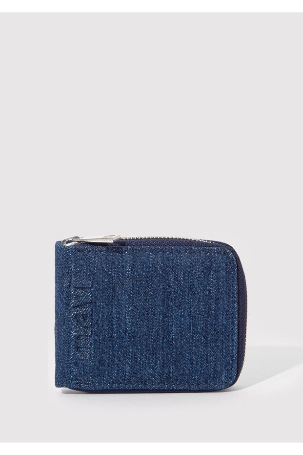 Zippered Denim Wallet 1913340-83594