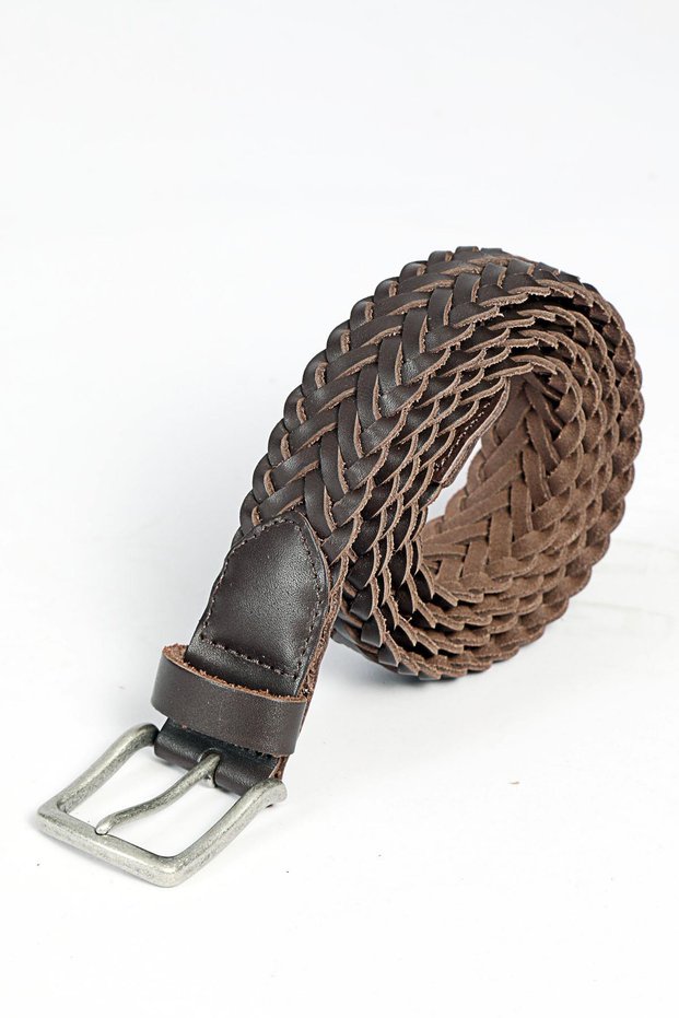 Otis men's leather belt, brown.