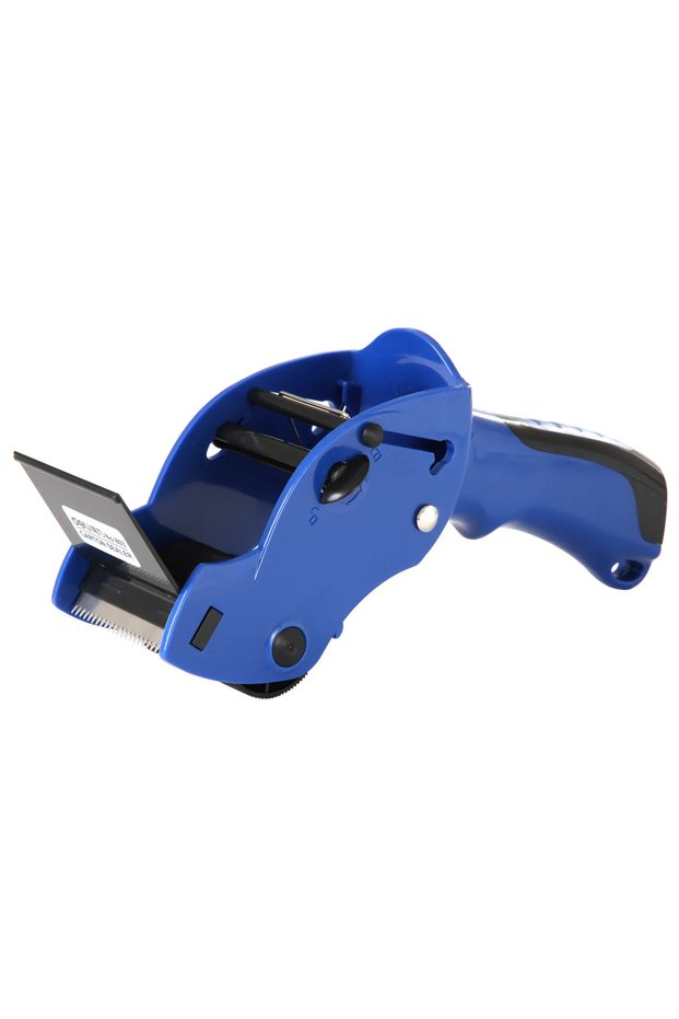 Blue 1pc Tape Sealing Packer Tape Dispenser Capable 6cm Width Sealing Tape Holder Cutter Manual Pack