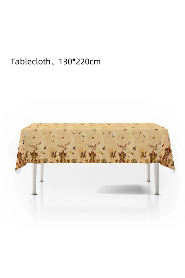 other 1pcs tablecloth Cartoon Magicss Birthday Party Decorations Academy Balloons Gifts Bag Event Su