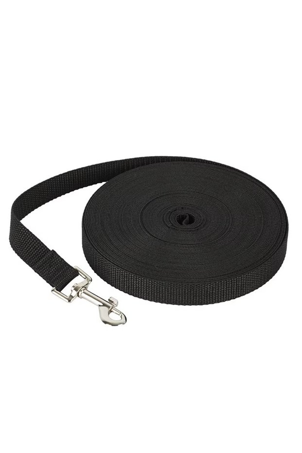 20m black Nylon Extra Long Pet Leash Durable Dog Lead For Dog Recall Training Extended Length Anti T
