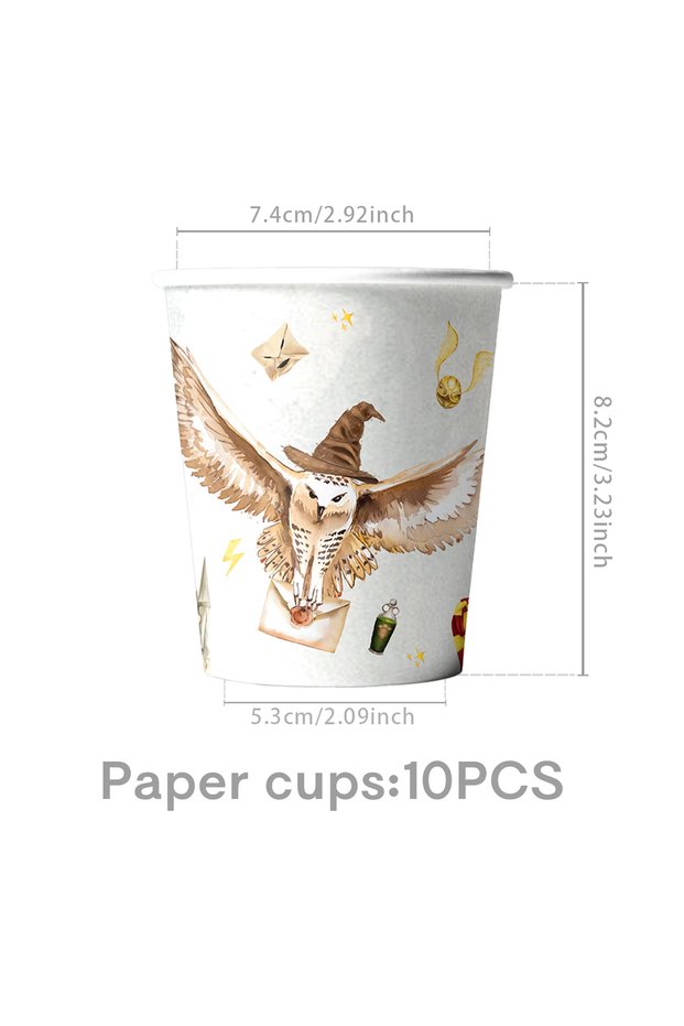 other 10pcs cup Cartoon Magicss Birthday Party Decorations Academy Balloons Gifts Bag Event Supplies