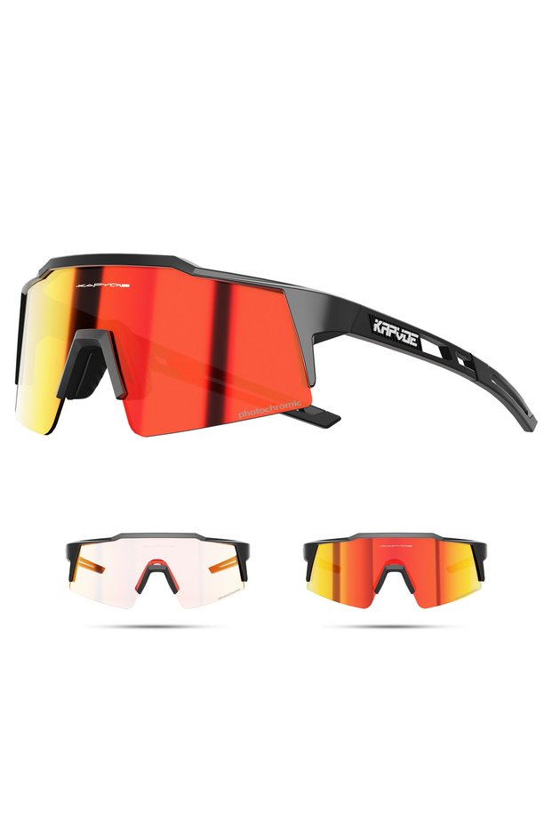 Photochromic 1LENS BL-1L-02 Photochromic Cycling Sunglasses for Men Glasses Fashion Mo