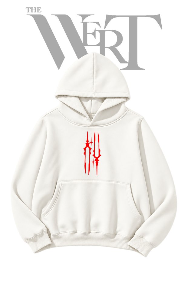 Fate Command Seal Pre-Printed White Hooded Sweatshirt (2-Ply)