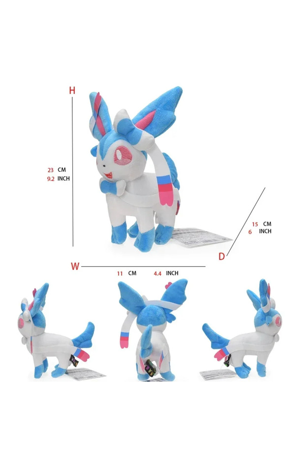 Sylveon Leafeon Vaporeon Glaceon Sylveon Espeon Umbreon Vaporeon Sylveon Plush Toy Stuffed Animal Co