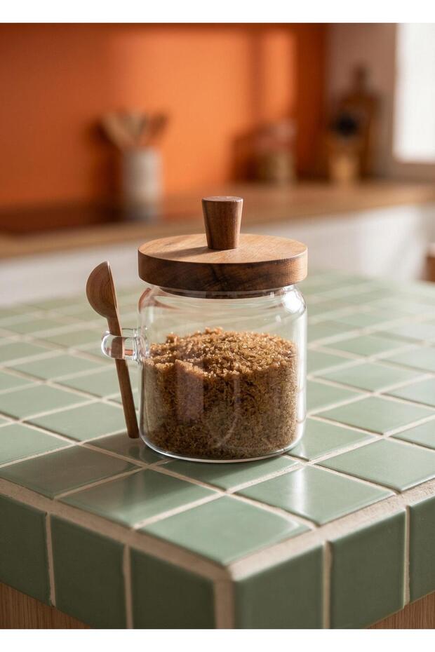 500 ml Borosilicate Glass Jar with Measuring Spoon