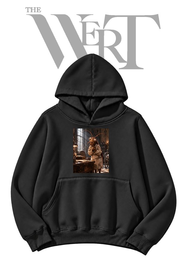 Cockroach Doctor Pre-Printed Black Hooded Sweatshirt (2-Ply)
