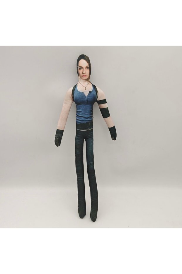 28cm F 28cm Game Leon Kennedy Resident Plush Doll With Body Wire Flexible Character Evil Jill Valent