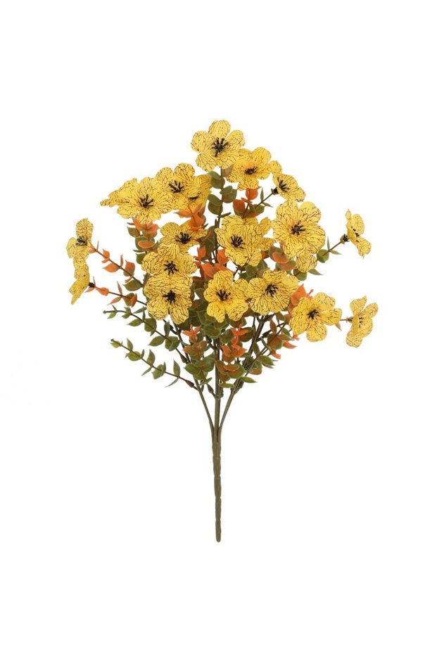 yellow 35CM Artificial Silk Flowers Bouquet Sunflower Daisy Fake Arrangement for Thanksgiving Decor