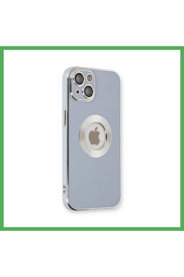 غطاء متوافق مع هاتف iPhone 14 Plus، مصنوع من السيليكون، لون أزرق سييرا، من متجر BEZOSS.
