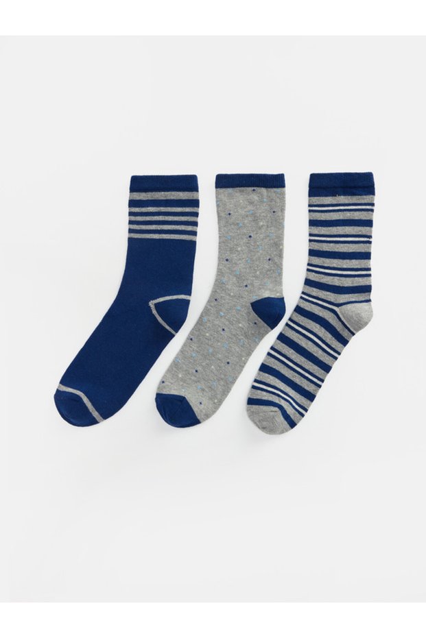 Rmz Gi̇yi̇m Farkiyla 3-Pack Boys' Socks