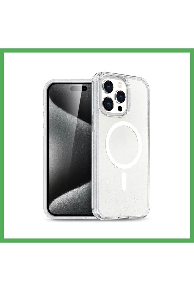 غطاء "ستار ماج سيف" متوافق مع هاتف iPhone 15 Pro Max من "جوكو" - شفاف، من "بيزووس".