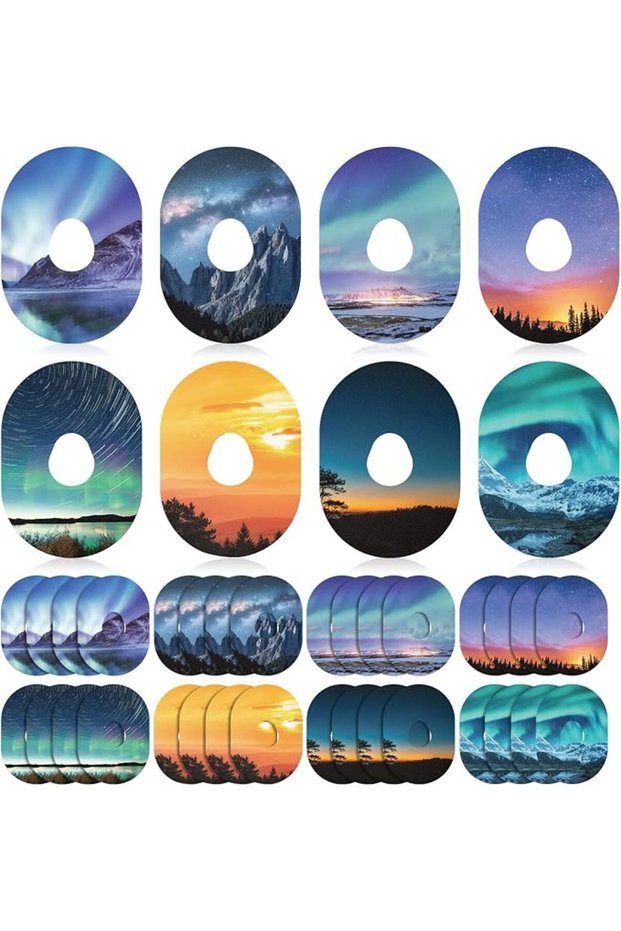 32 Pack Overpatch Compatible with Omnipod 5, Nature Views