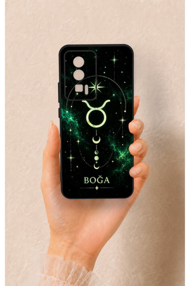 Poco F5 Pro Compatible Taurus-Themed Patterned Silicone Case