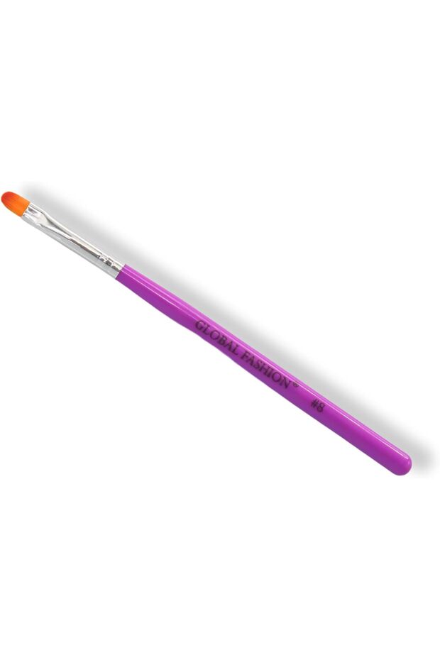 Nail Art Brush Kit Oval Gel Polish Art Brush for All Your Nail Art Needs | | (Oval1#8), 18 x 1.50 x 0.70 cm