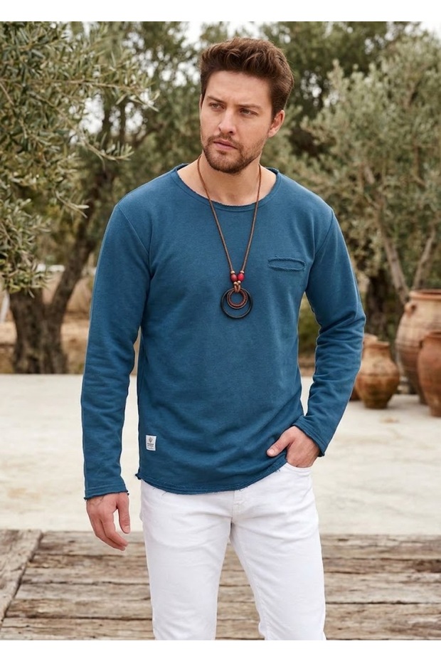 Raw Edge Men's Sweatshirt