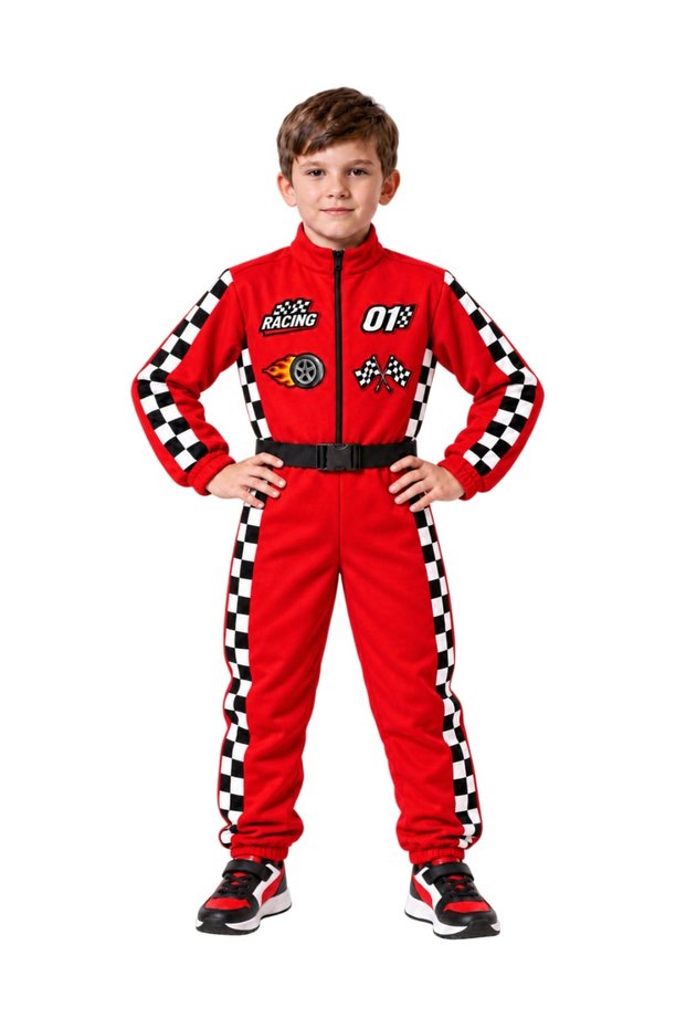 Formula Red Racing Suit for Kids