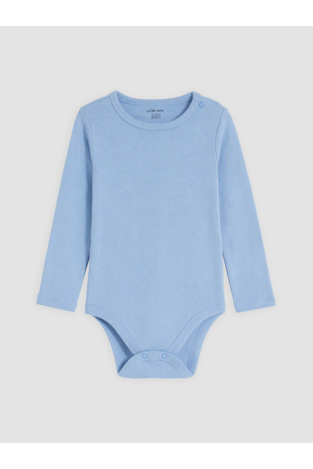Rmz Gi̇yi̇m Farkiyla Zero Roba Collar Baby Boy Snap Fastener Bodysuit