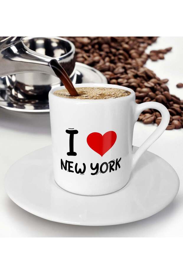 "I Love New York" Turkish Coffee Cup - Model 1
