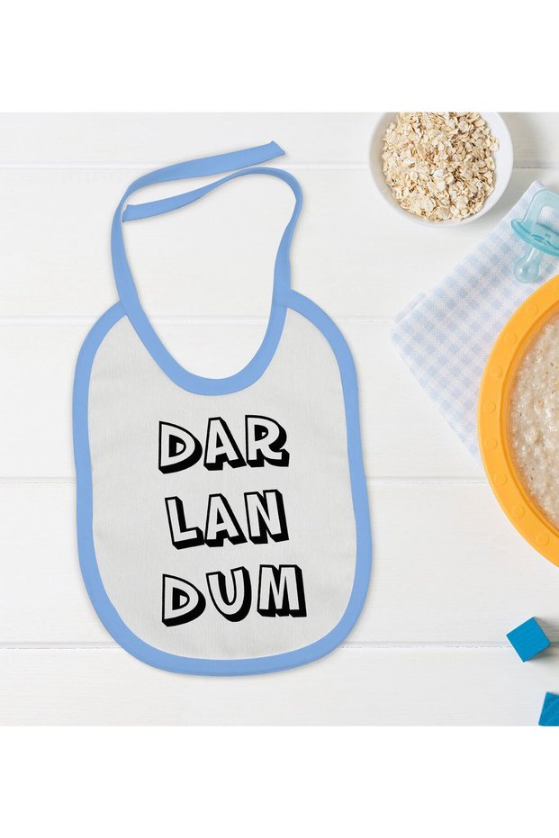 BK Kids Darlandum-Designed Blue Baby Bib - 2