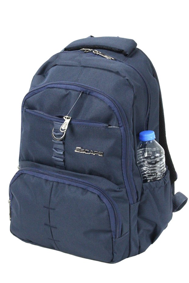 ESC 435 Water-Resistant Polyester Backpack, Navy Blue