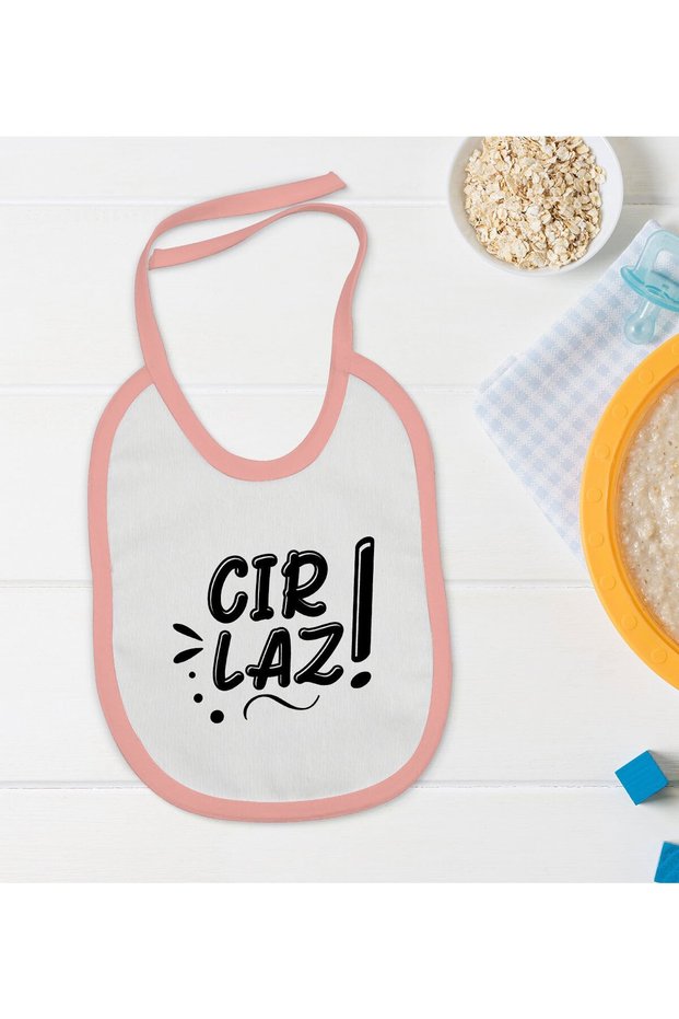 Bk Kids Cırlaz Designed Pink Baby Bib - 1 En125022